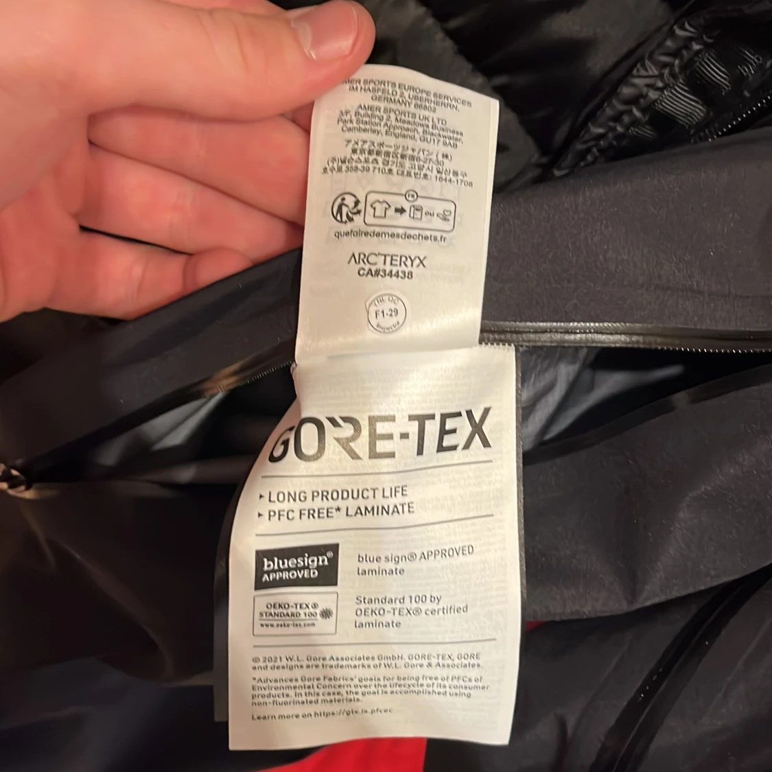 Svart Arc'teryx Beta SL Gore-Tex jacka - 2