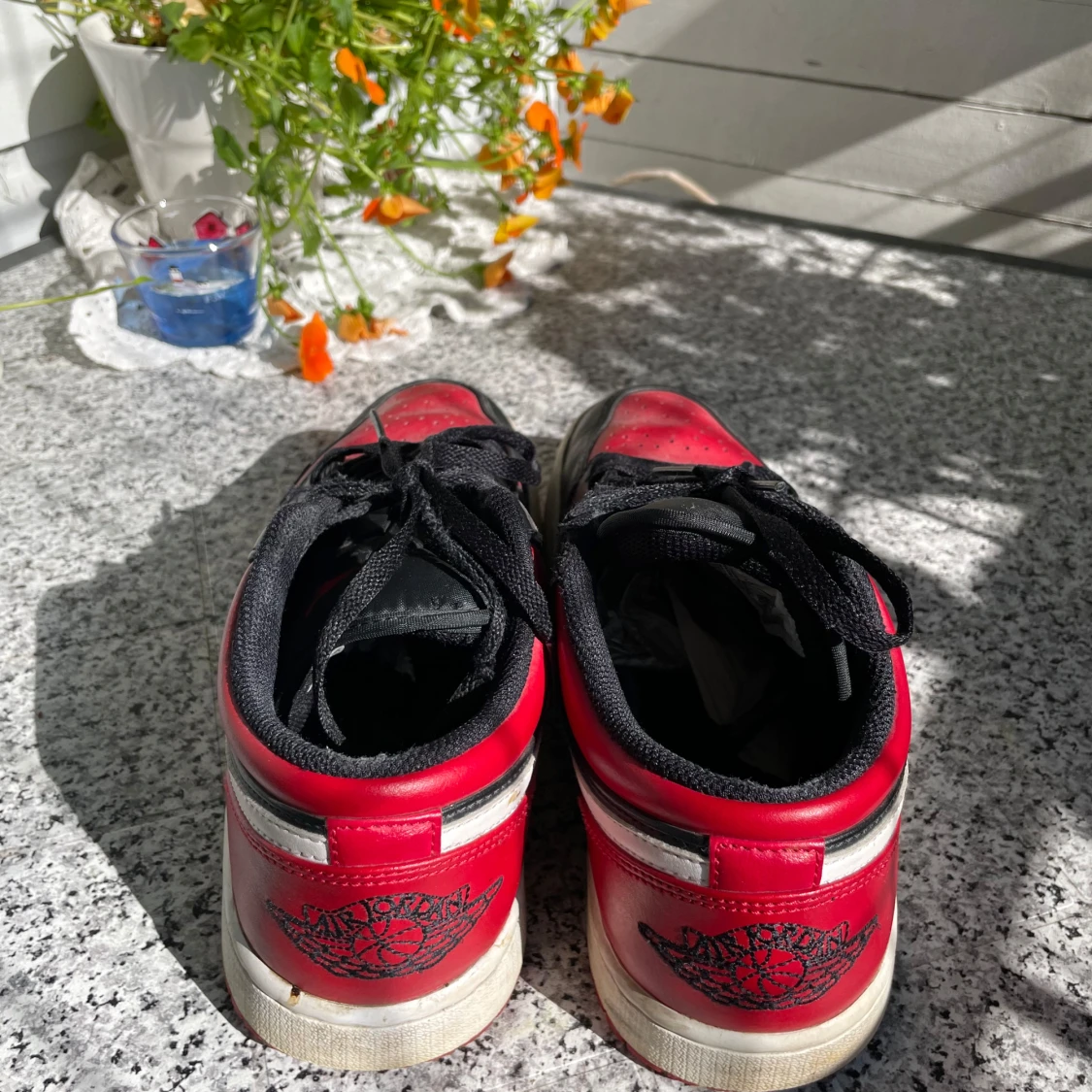Nike Air Jordan 1 Low svart/röd - 2