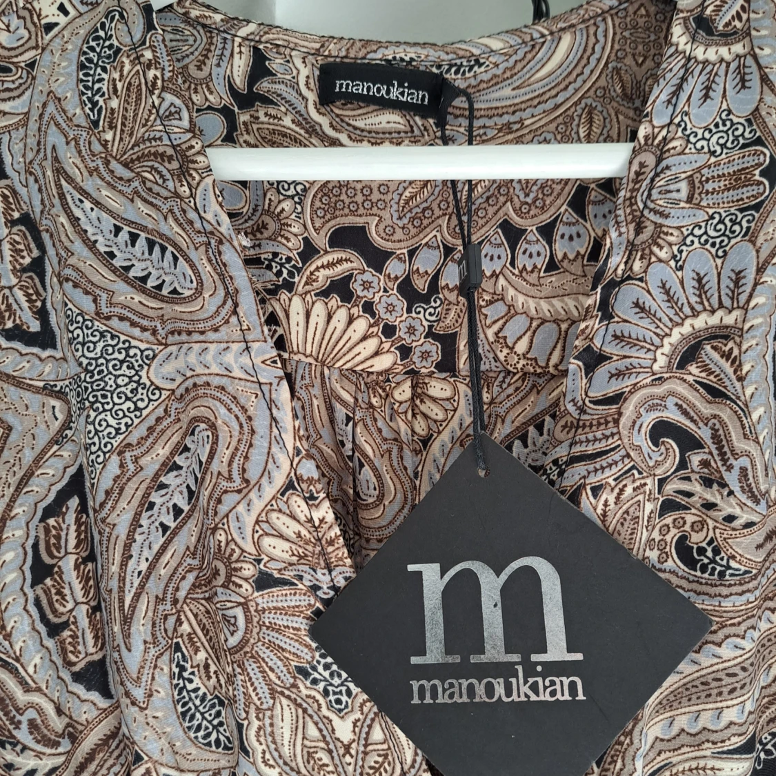 Mönstrad klänning Manoukian S - 1