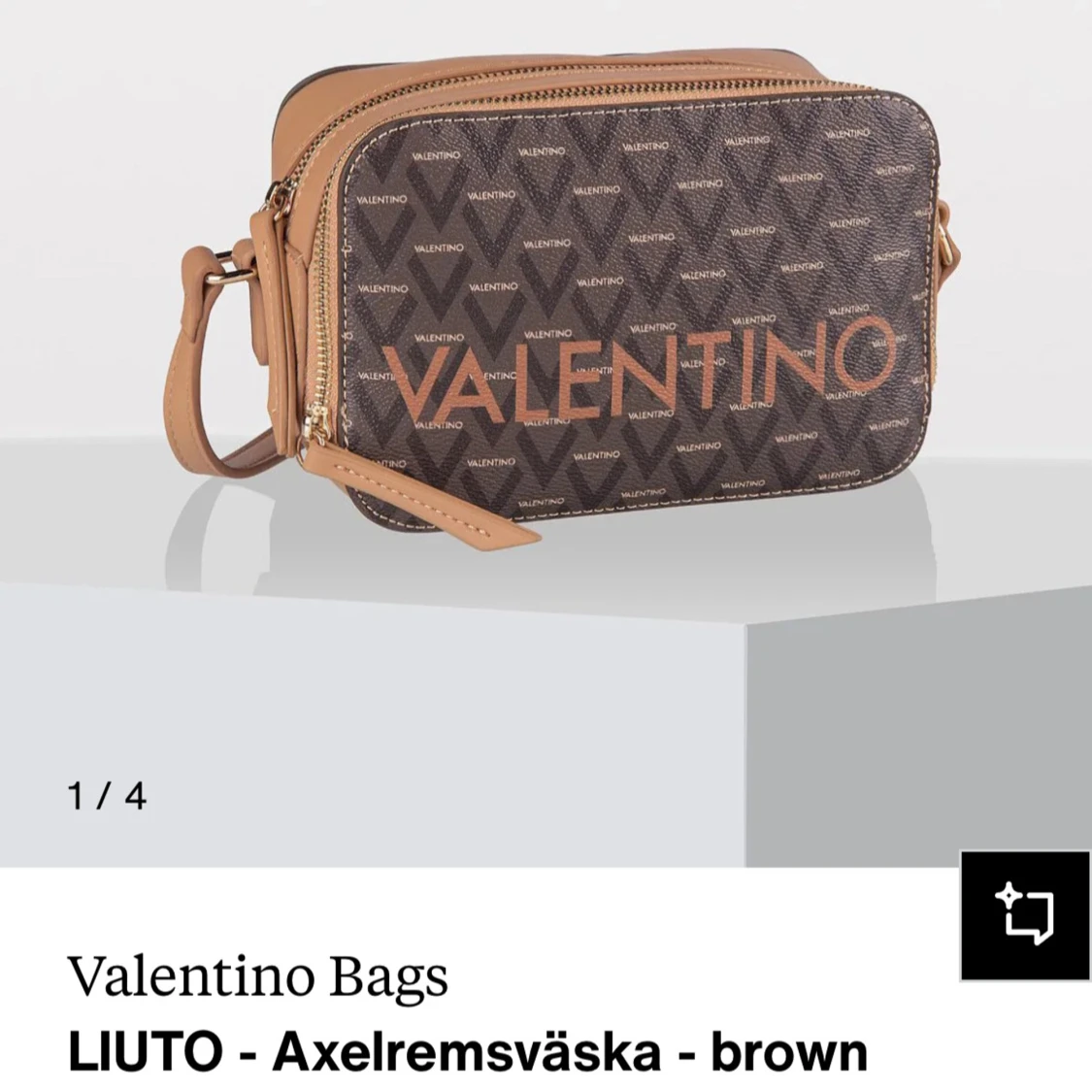 Brun axelremsväska från Valentino - 1