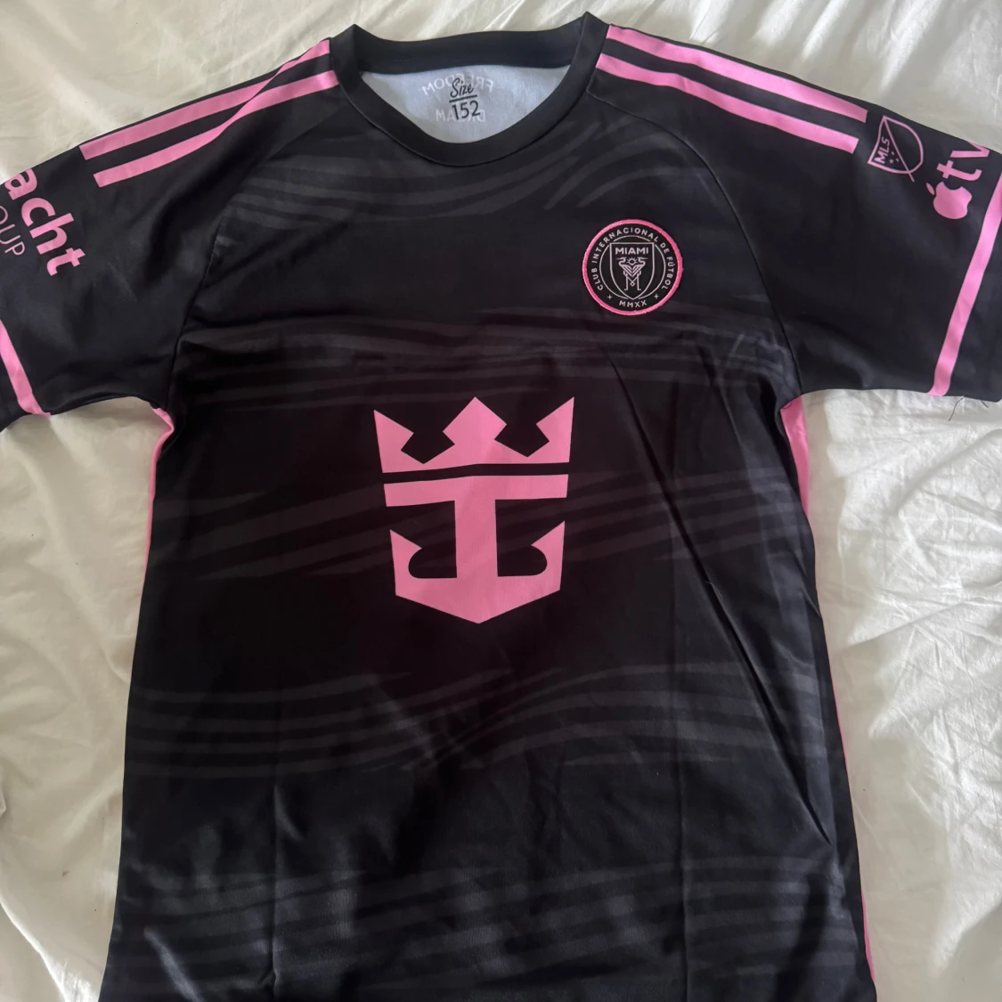 Inter Miami Messi fotbollströja svart/rosa - 1