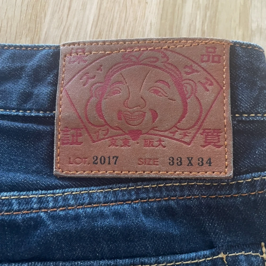 Evisu Jeans mörkblå, 33/34 - 2