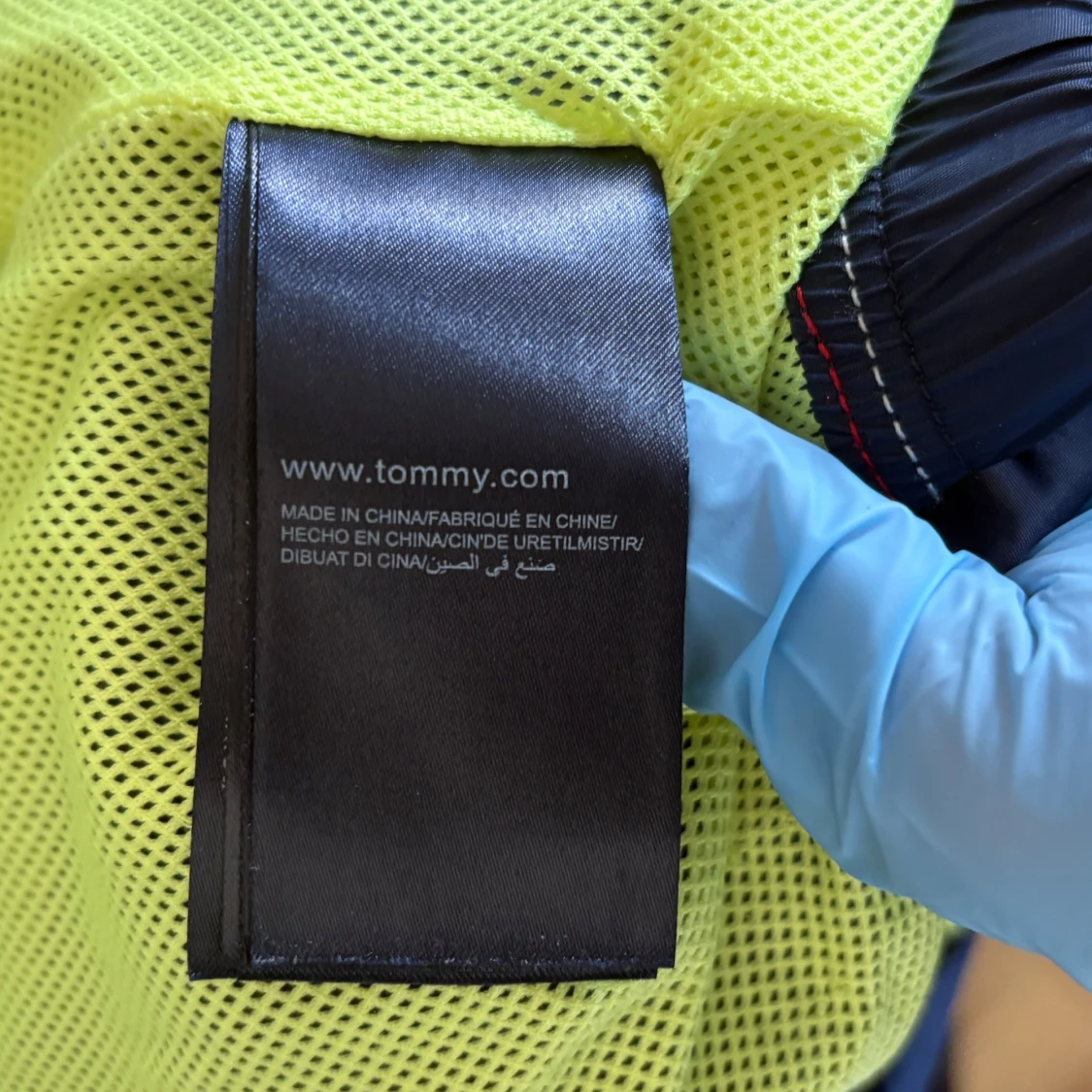 Blå vindjacka från Tommy Hilfiger Denim - 3