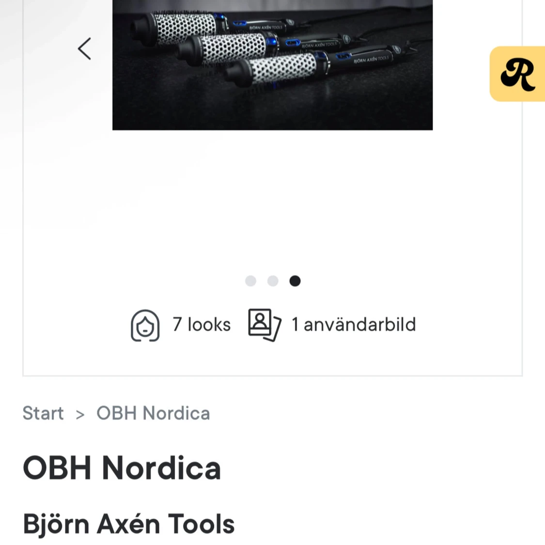 Björn Axen värmeborste i 38 mm - 1