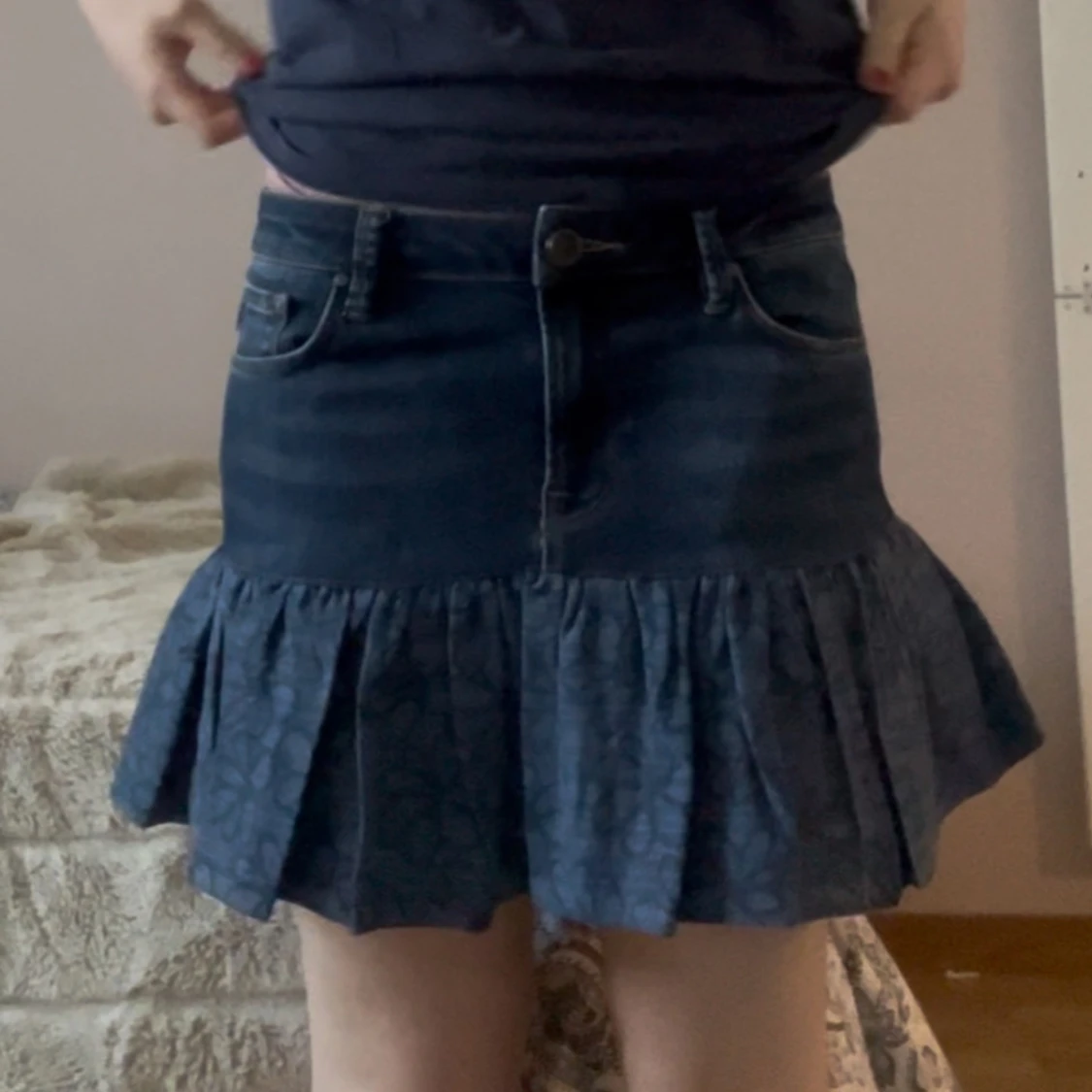 Jeanskjol med volang från Mos Mosh - 2