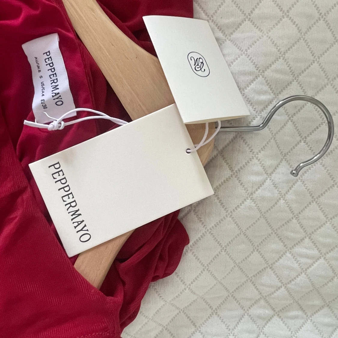 Röd långklänning från Peppermayo - 3