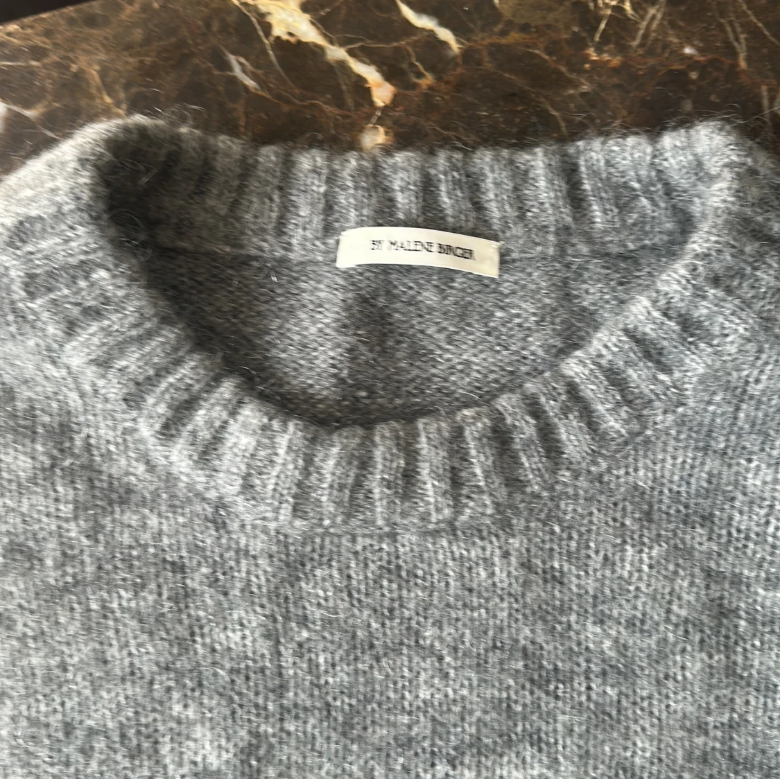 Grå stickad tröja från By Malene Birger - 1