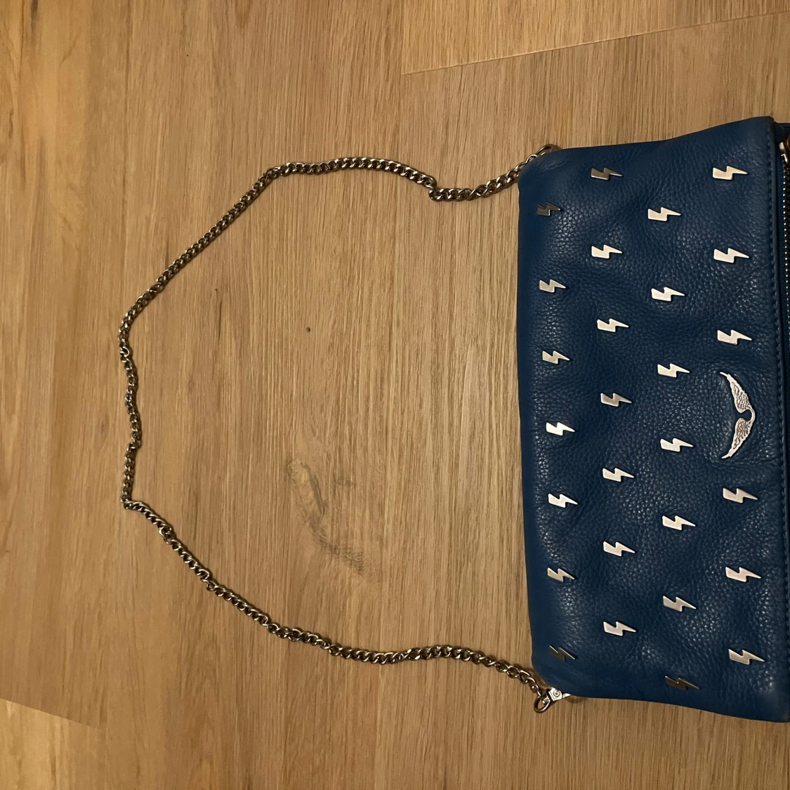 Blå Zadig väska med blixtdetaljer - 3