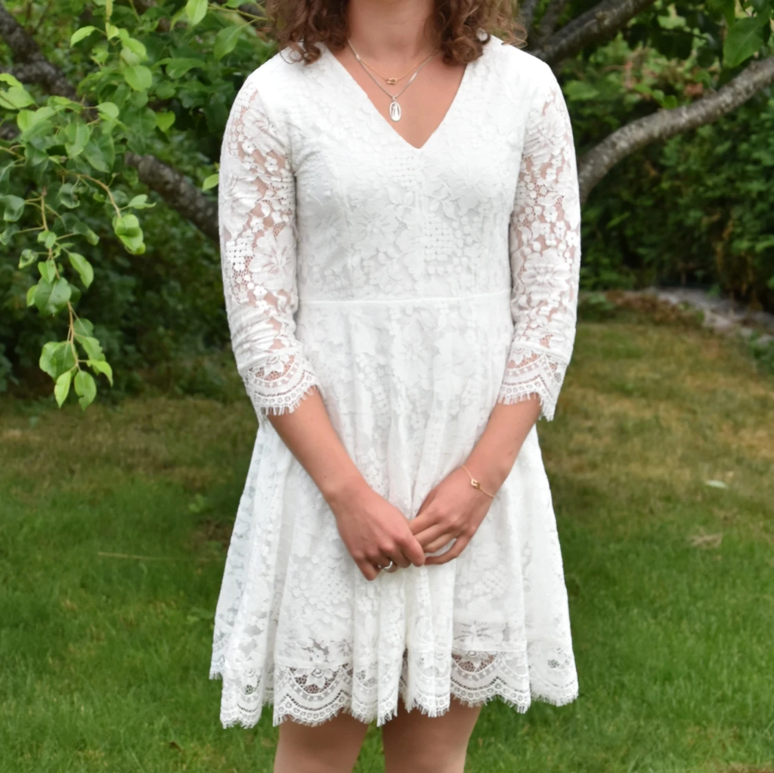 Vit spetsklänning från Dry Lake