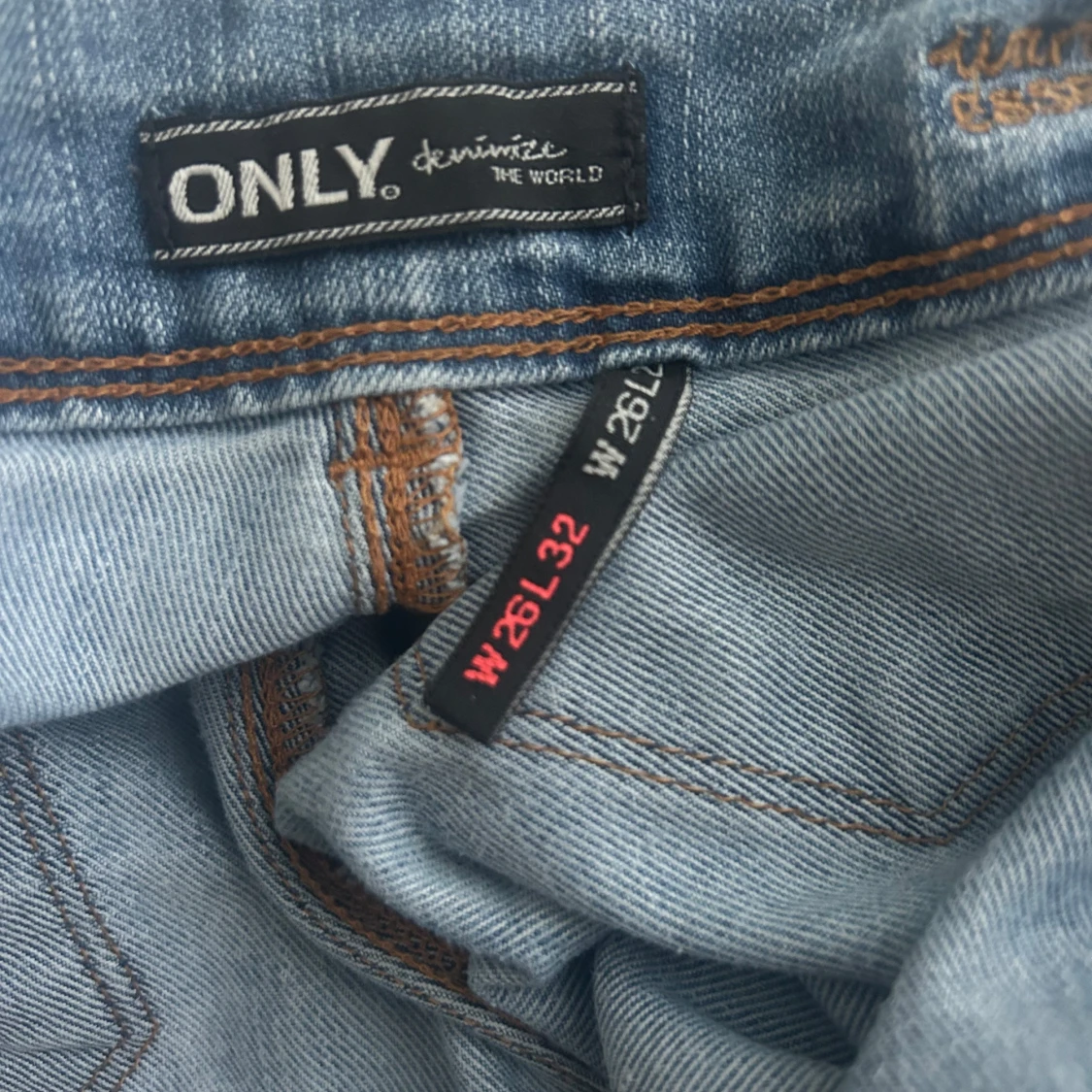 Blå bootcut jeans från ONLY - 3