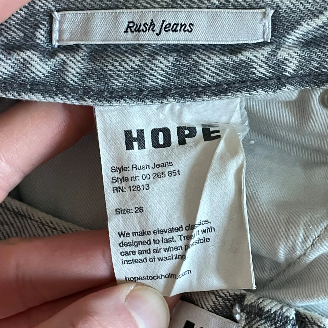 Ljusgrå Rush Jeans från Hope - 2