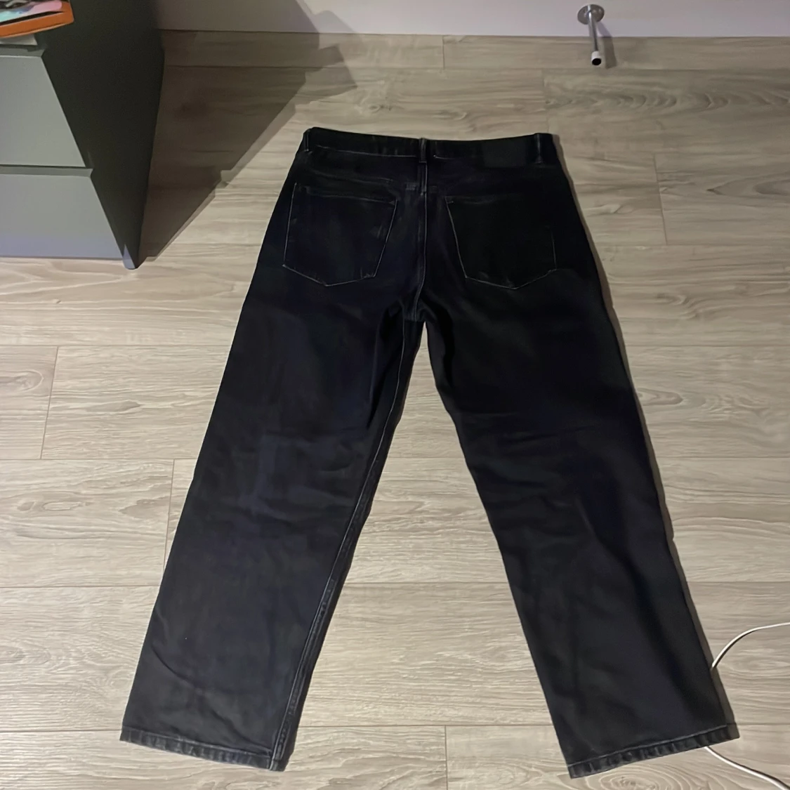 Svarta jeansbyxor från 157 - 1