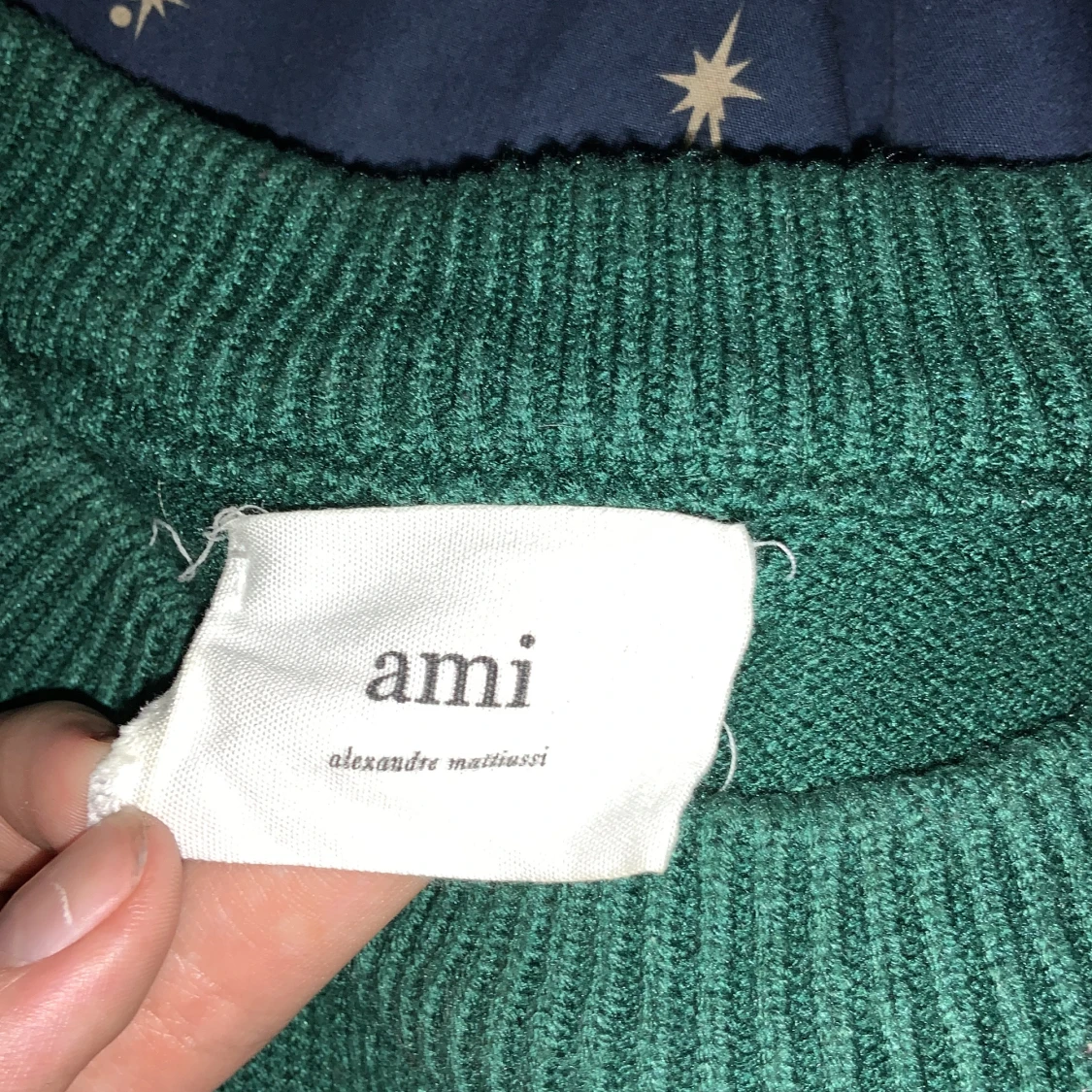 Grön stickad tröja från Ami - 1