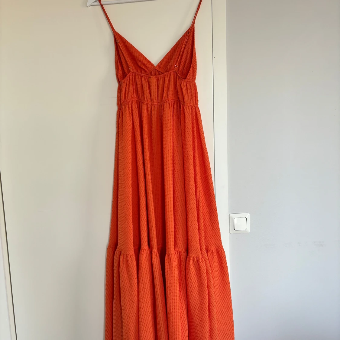 Orange långklänning  - 4