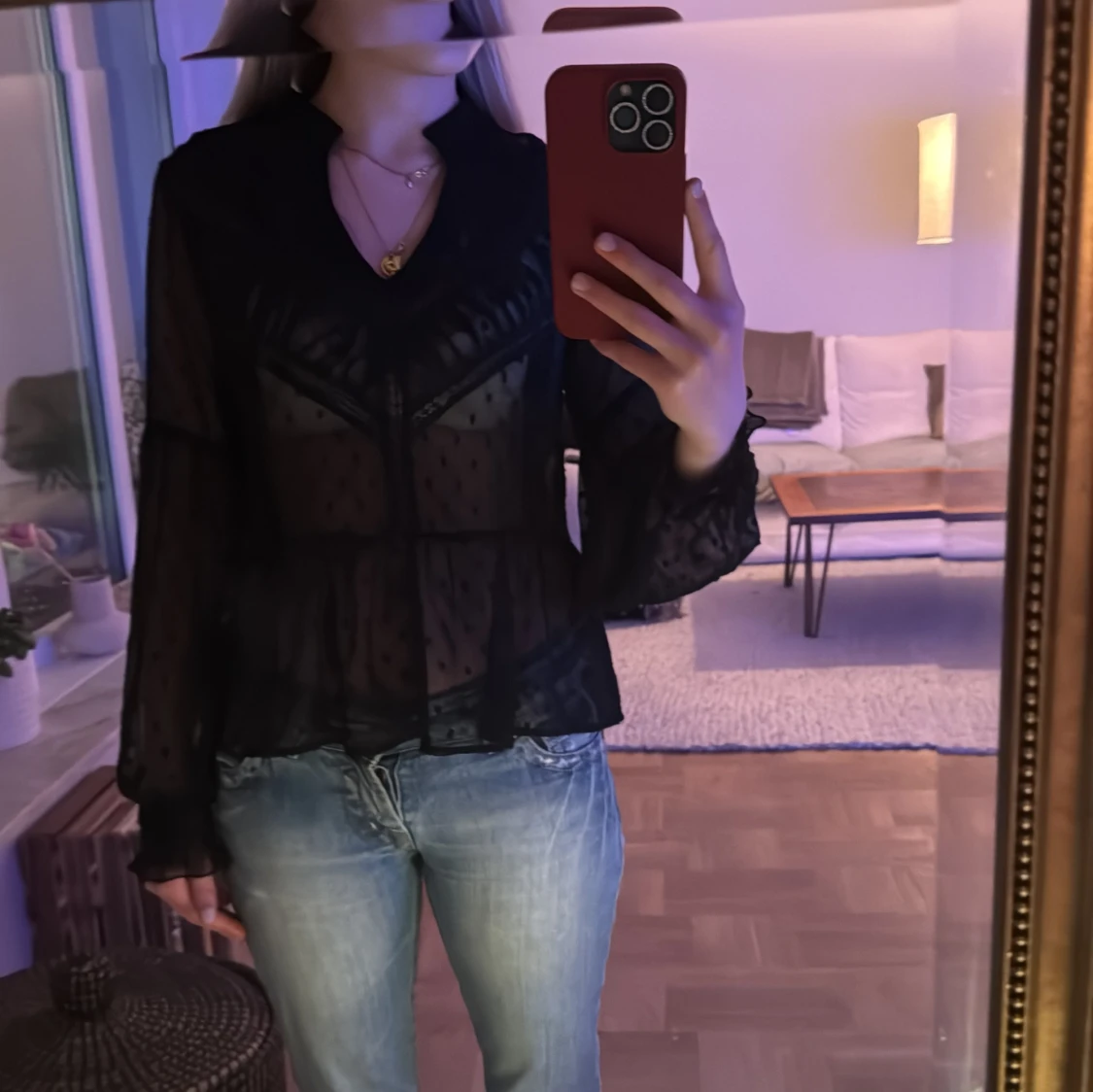 Svart blus från Zara Basic Collection