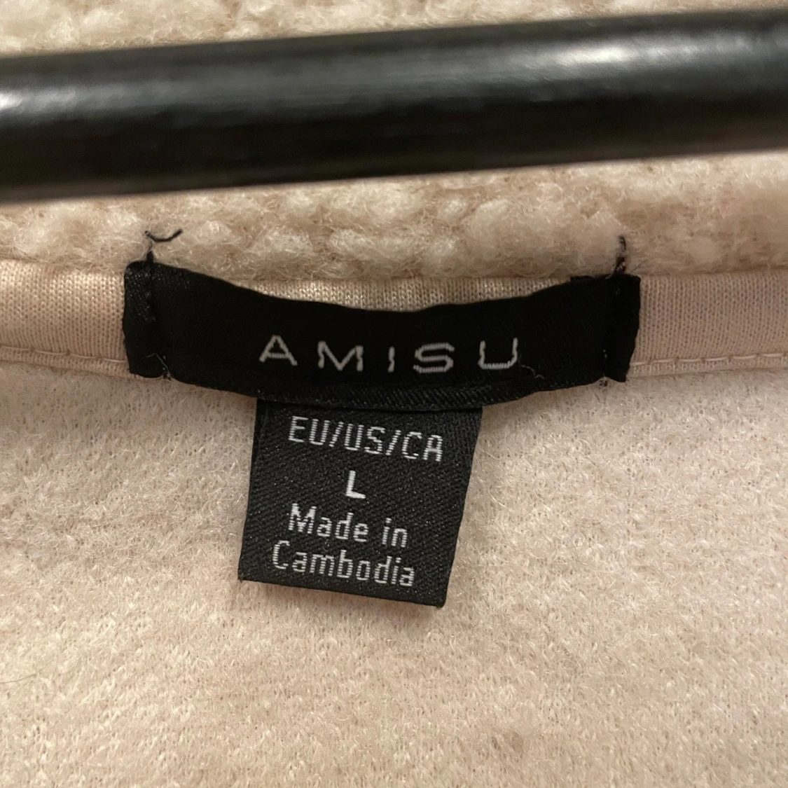 Beige teddyjacka från Amisu - 2