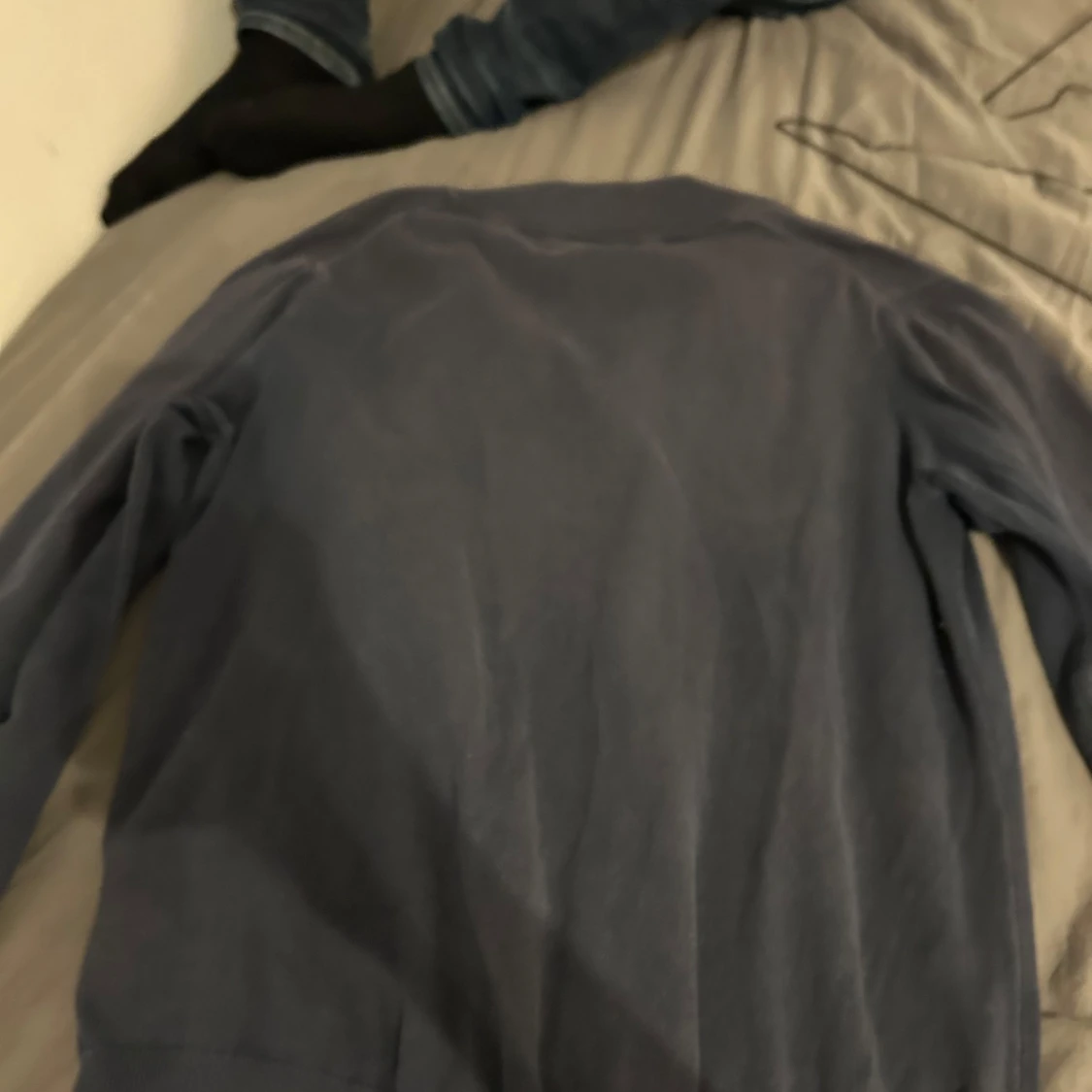 Mörkblå tröja med dragkedja från GANT - 2