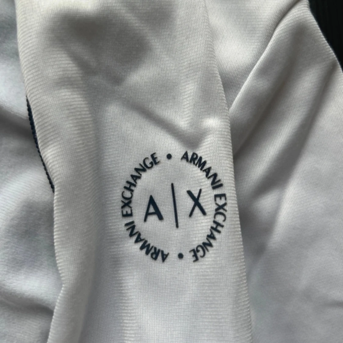 Vit snygg Zip tröja från Armani Exchange - 1