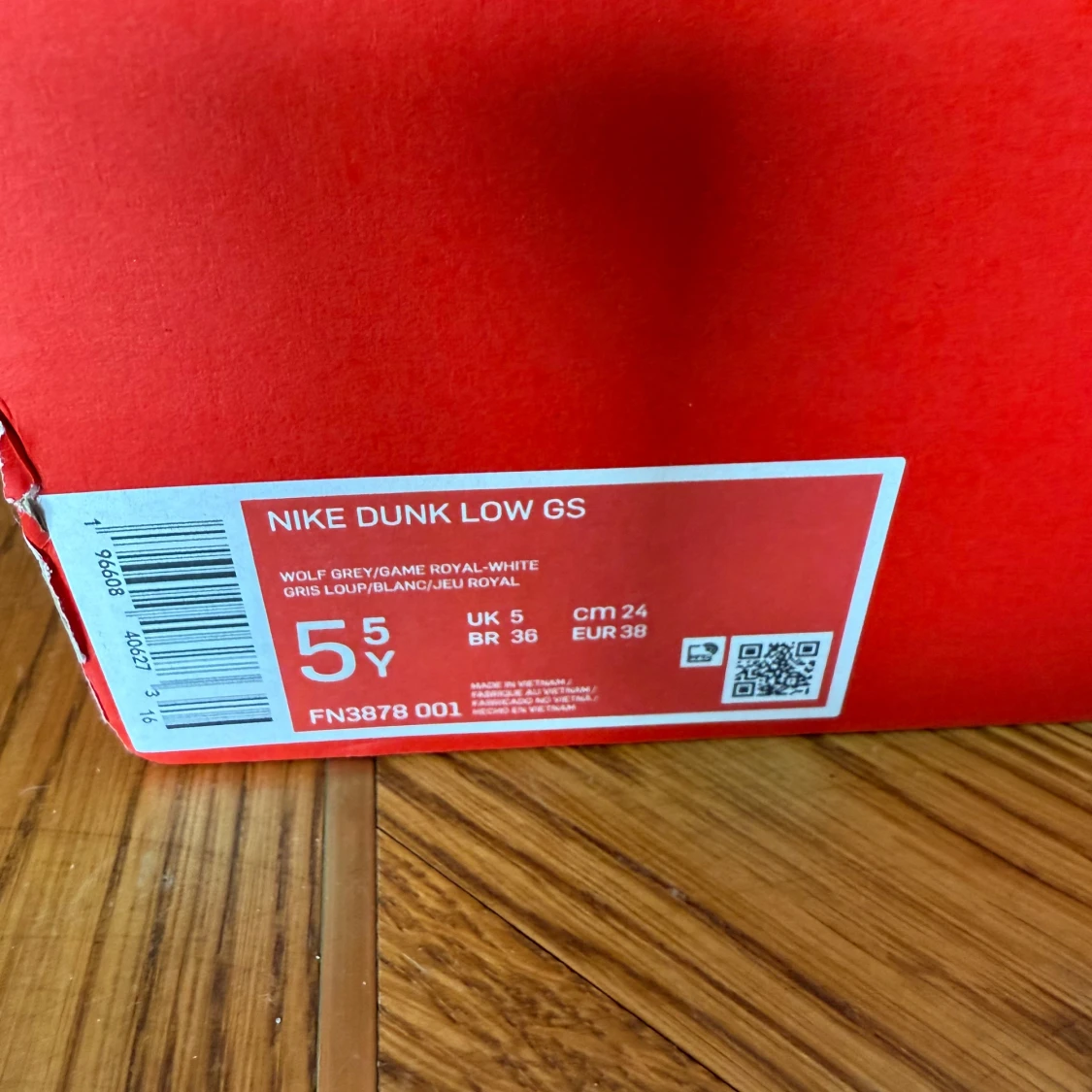 Nike Dunk Low GS Wolf Grey/Blue - 2