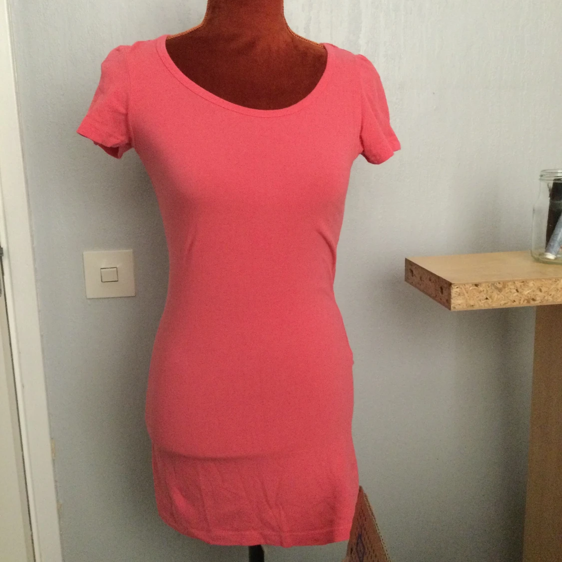 Rosa kortklänning från Fransa S