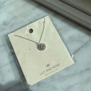 Lily and Rosé halsband  - Helt ny och oöppnad. Svårt att se på bilderna men stenen är ljusrosa! Modellen heter Miss Miranda Silk och nypris är 349kr, mitt pris 100kr.