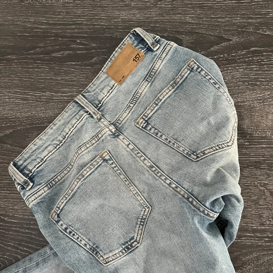 Ljusblå bootcut jeans  - 1