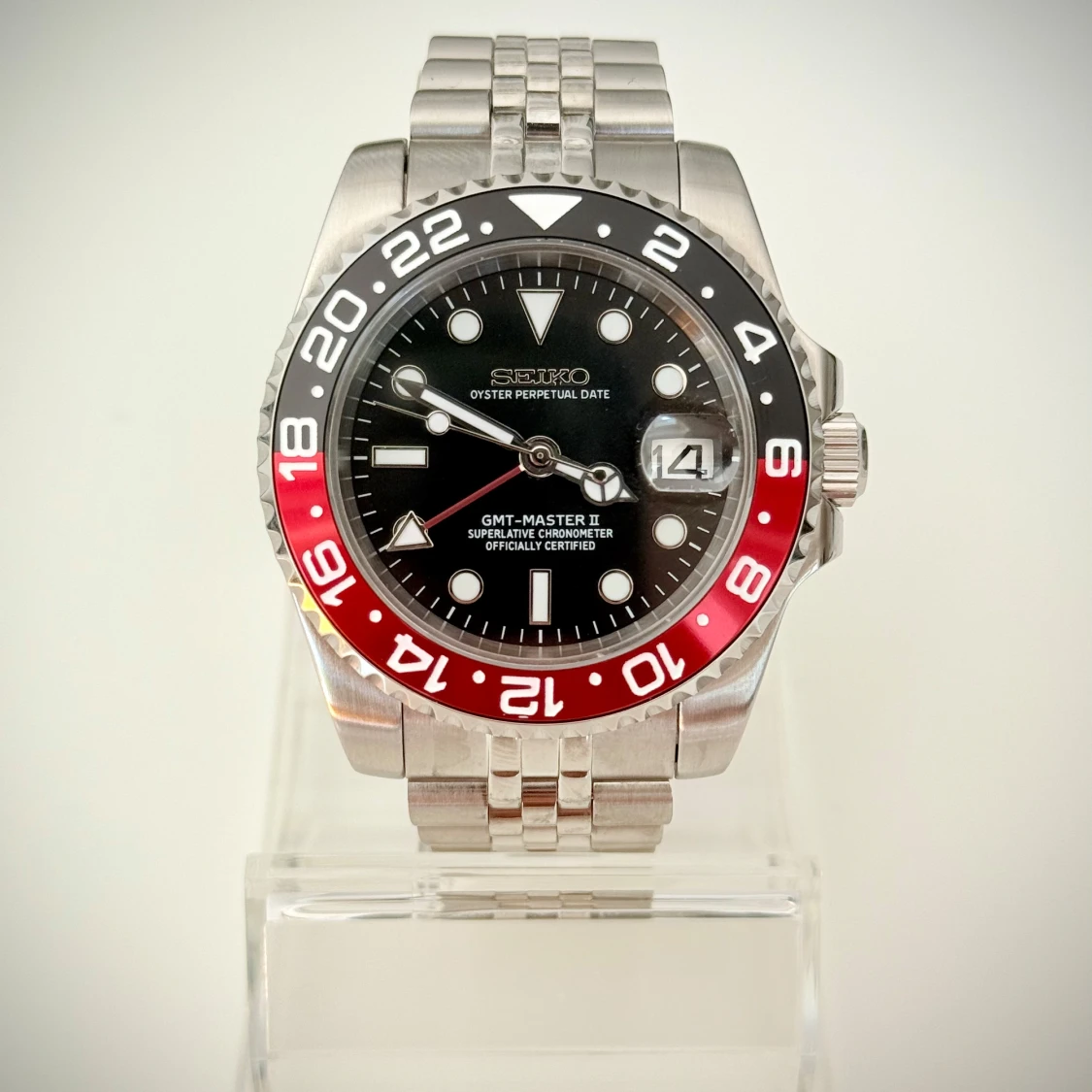 Seiko mod 40mm - Coke GMT-master