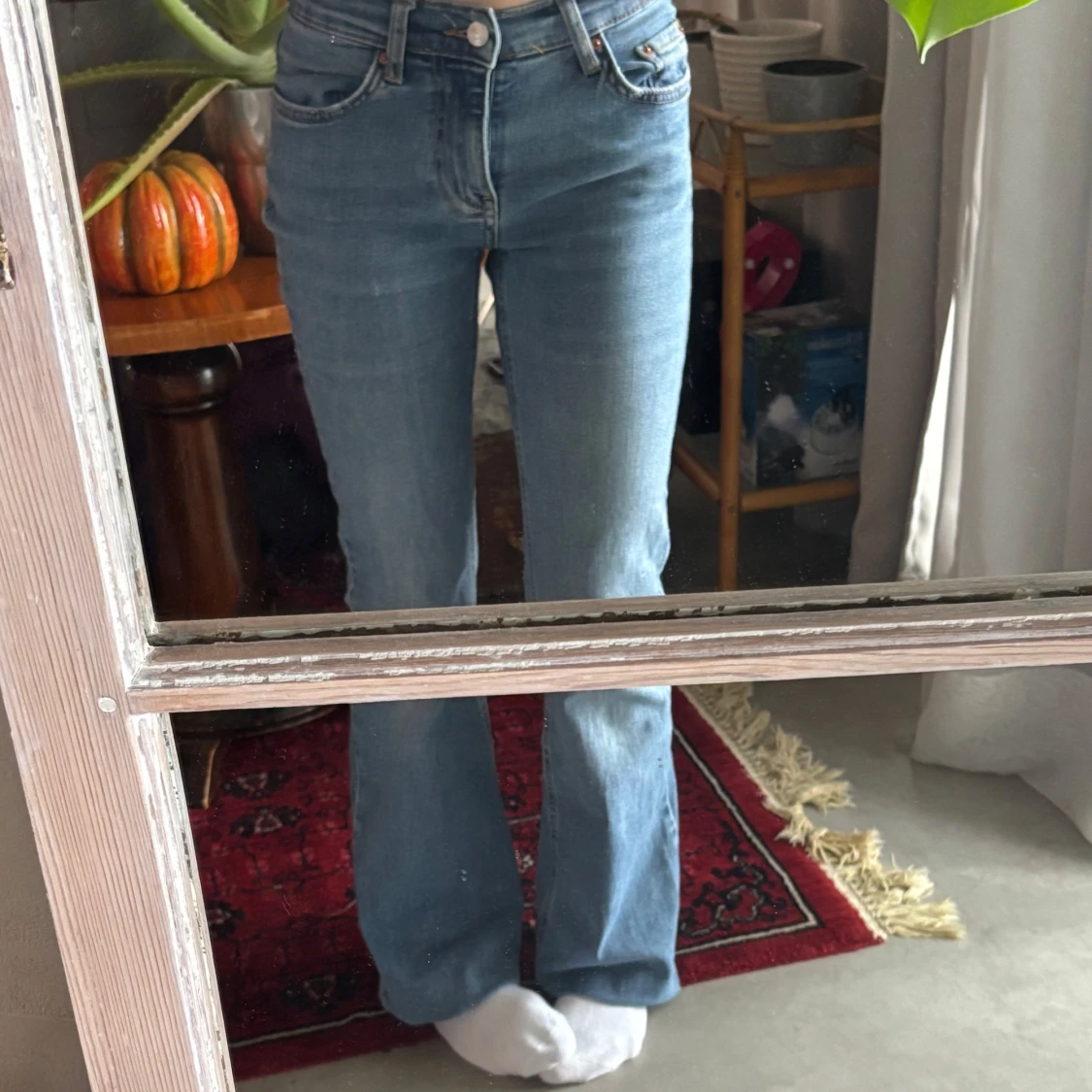 Bootcut jeans ljusblå - 1