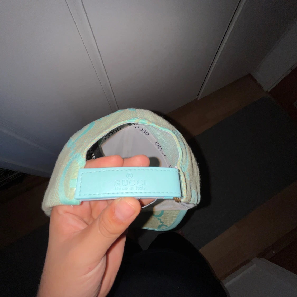 Mintgrön  keps med GG-logga - 4