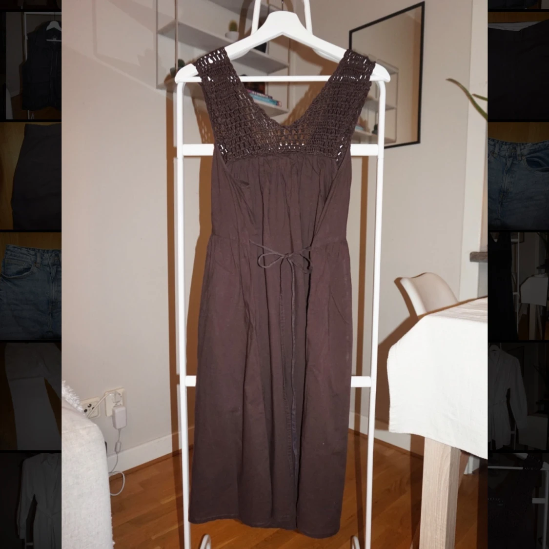 Brun långklänning från Lindex - 2