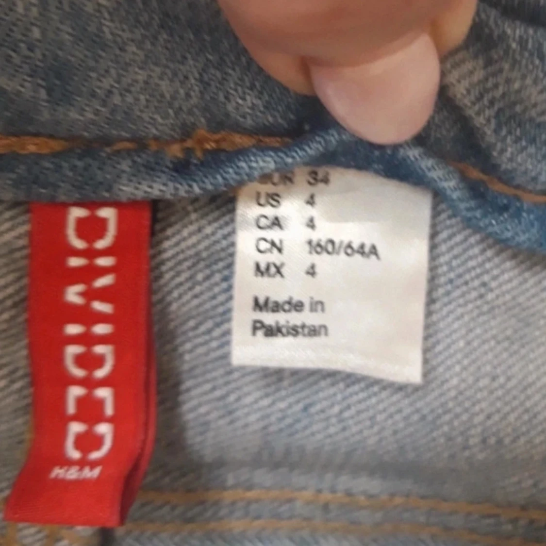 Lågmidjade jeansshorts - 2