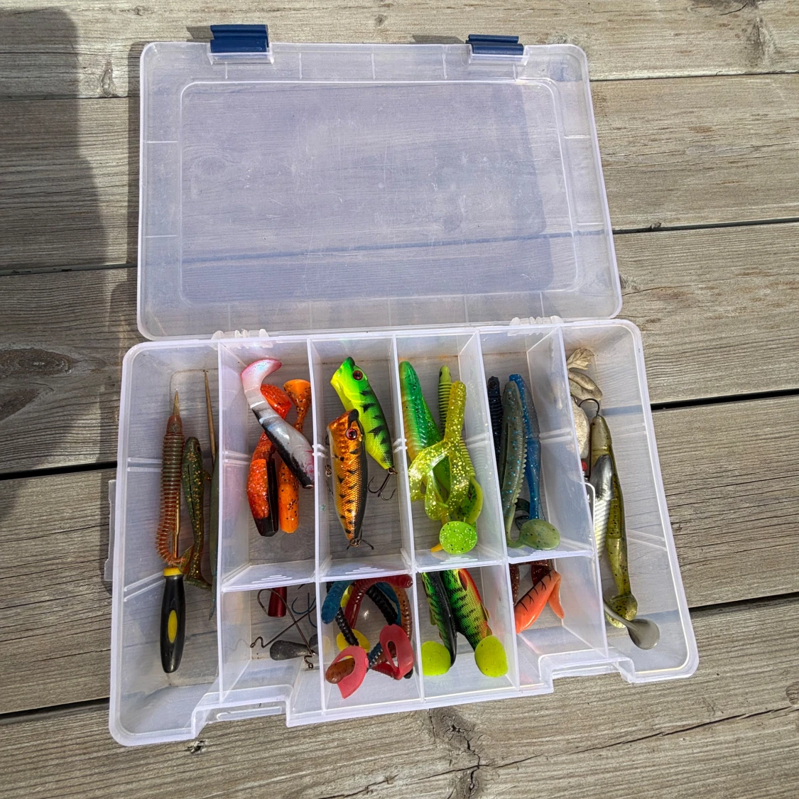 Fiskedrag med beteslåda - 1