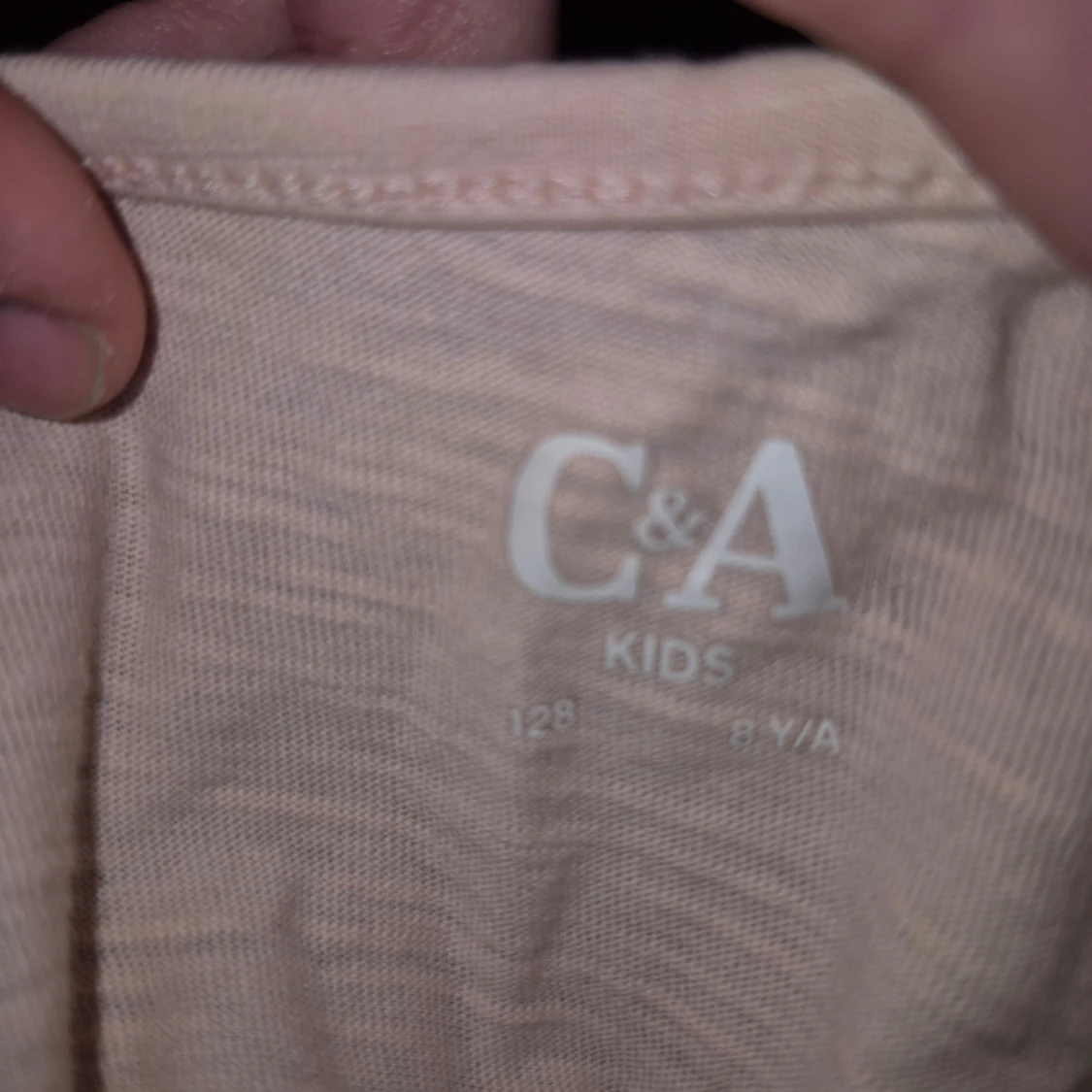 Rosa t-shirt med kaninmotiv från C&A - 2