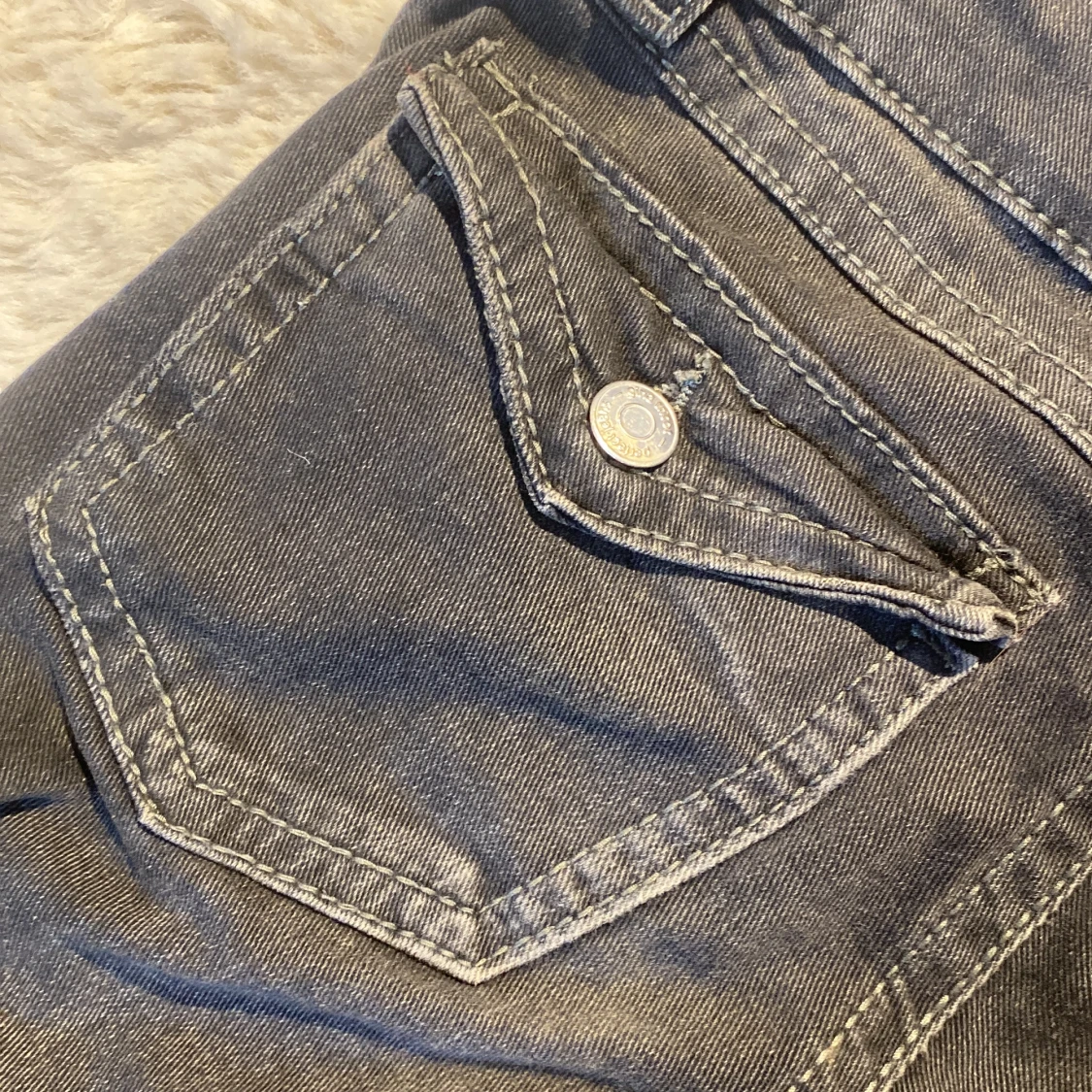 Svarta bootcut jeans - 3