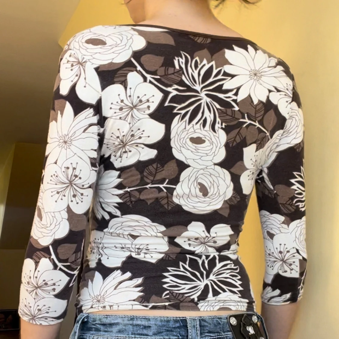 Blommig omlottopp - 2