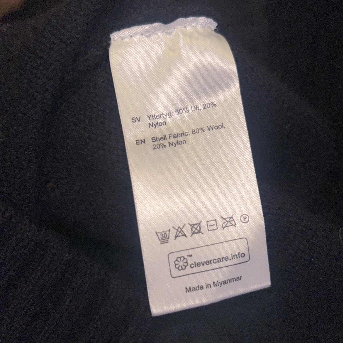 Marinblå ulltröja från East West - 3