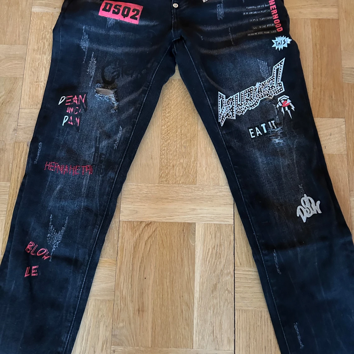Svarta jeansbyxor från Dsquared2