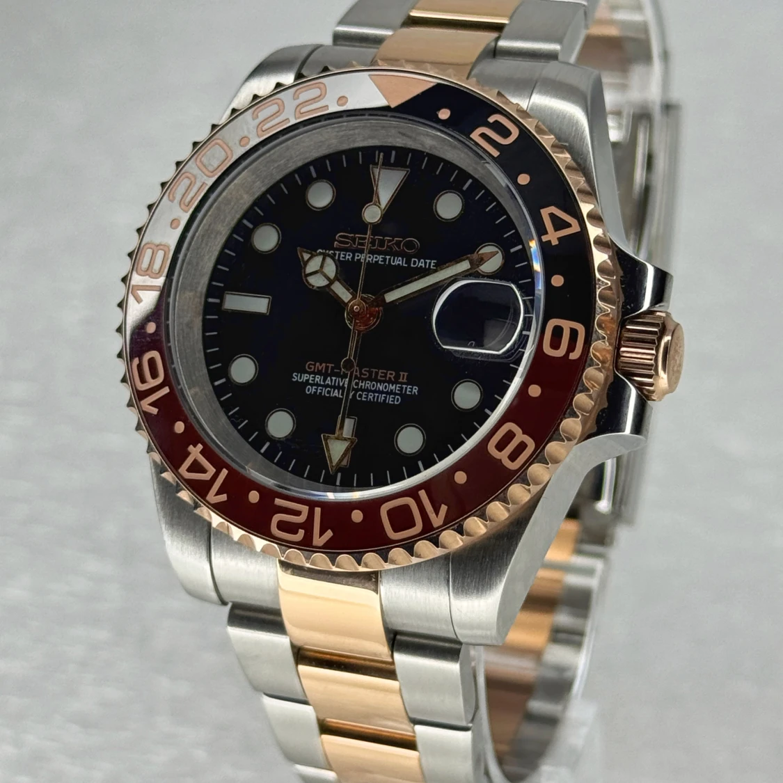 SEIKO ROOTBEER GMT mod - 1