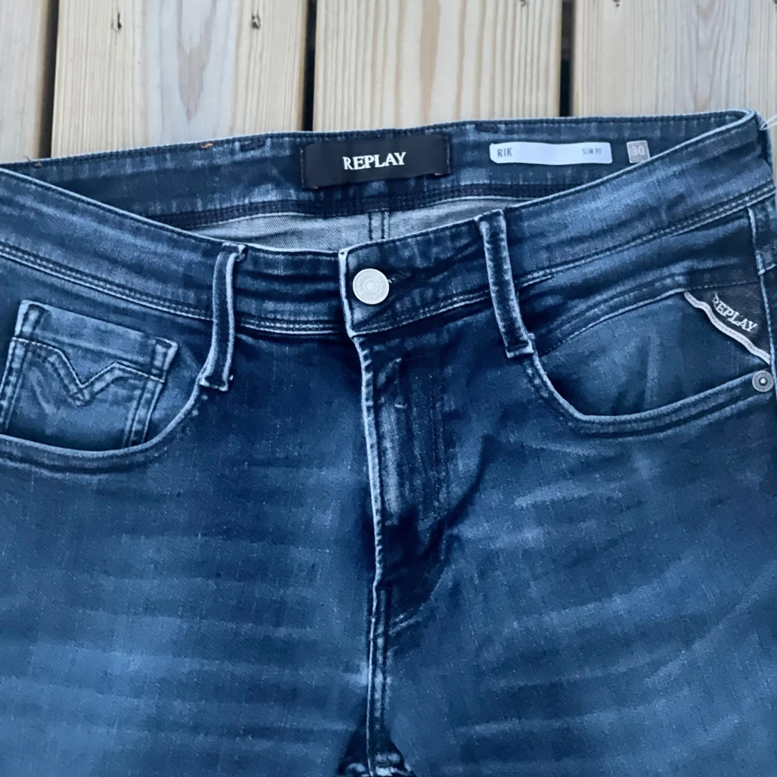 Replay RIK slim fit jeans blå 30-34 - 3