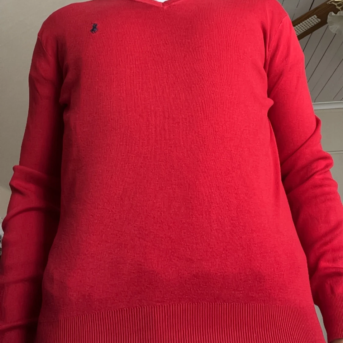 Röd v-ringad tröja Polo Ralph Lauren - 2