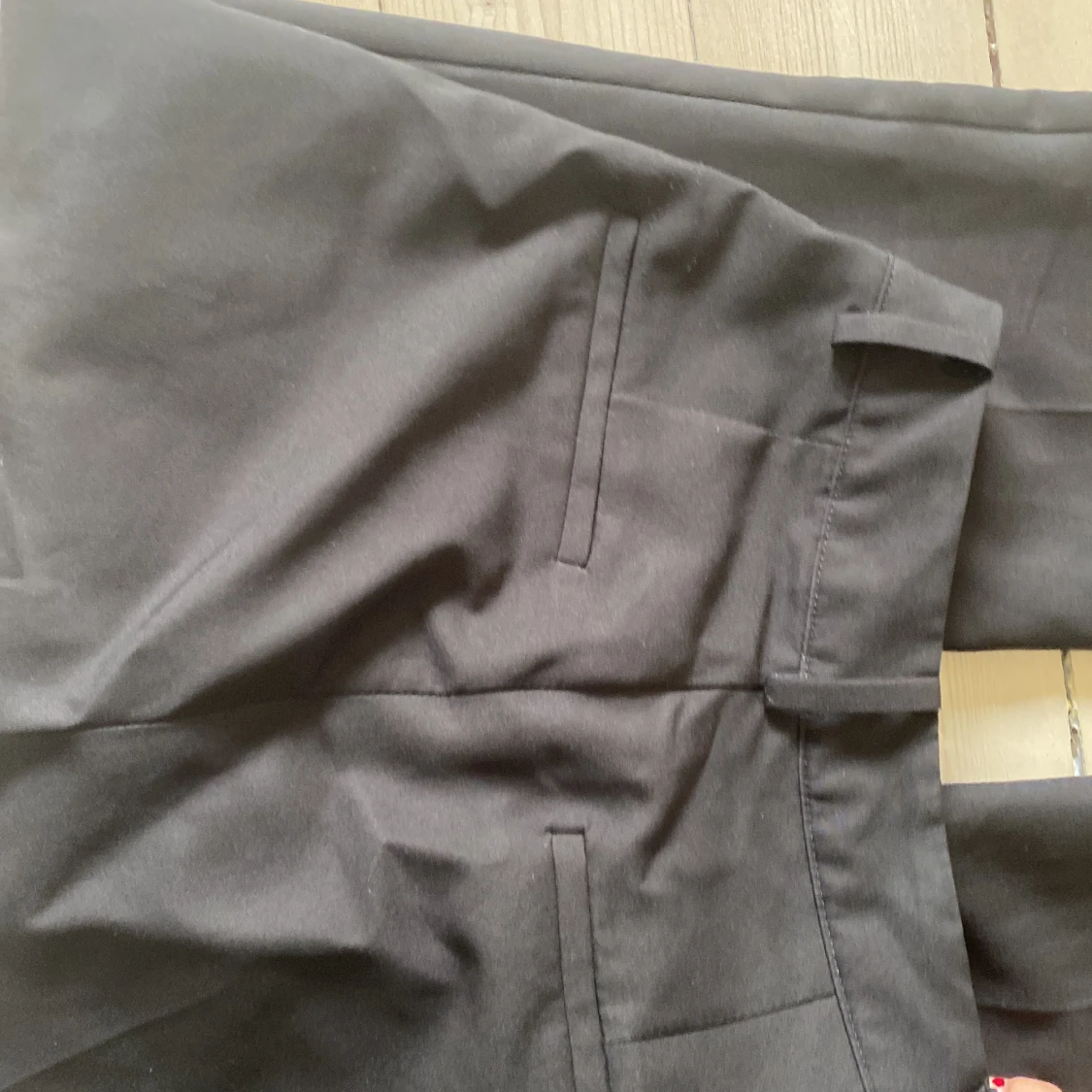 Svarta bootcut kostymbyxor BikBok - 2