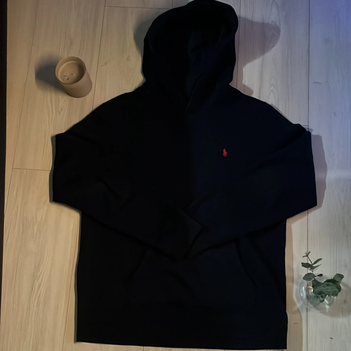 Svart hoodie från Polo Ralph Lauren