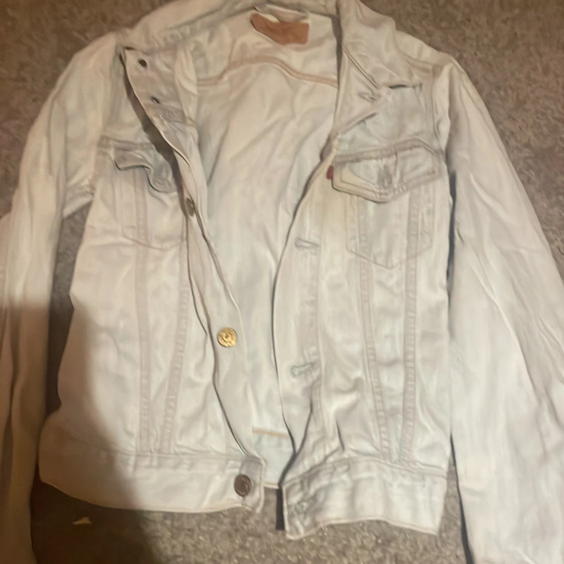 Vit jeansjacka från Levi's XS - 2