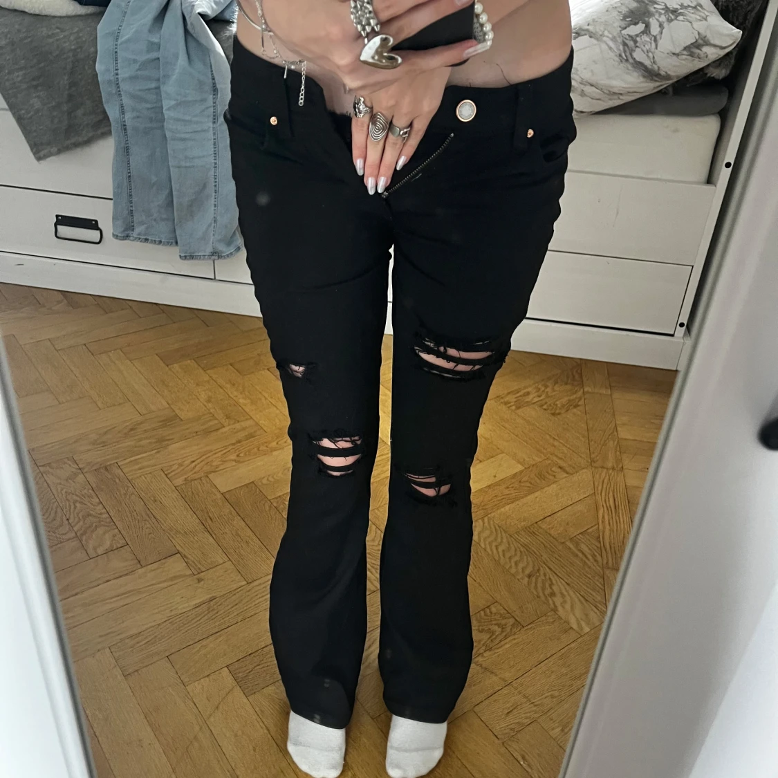 Svarta bootcut jeans från Vero Moda