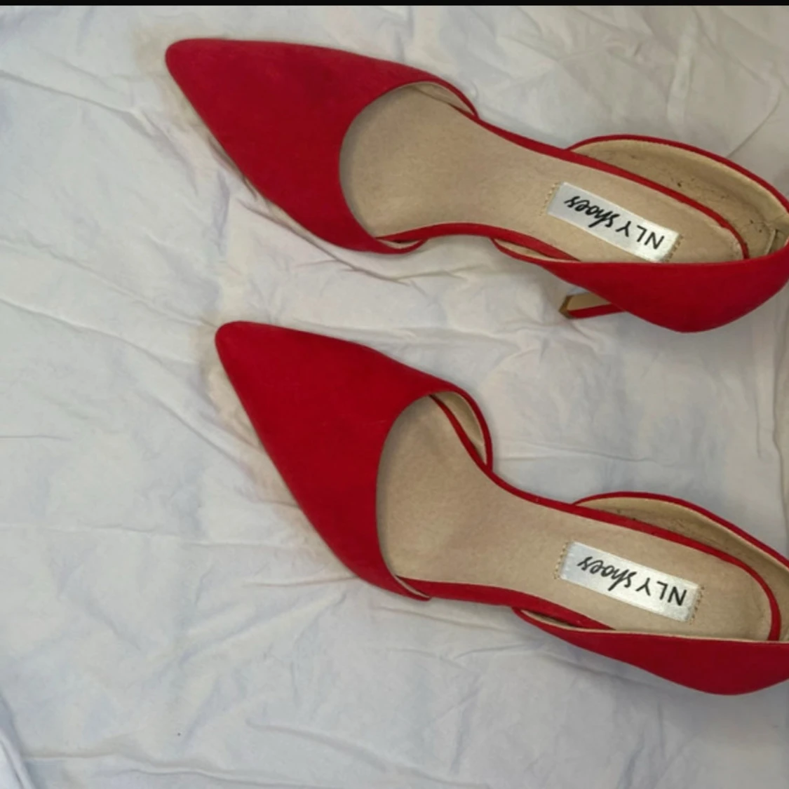 Röda pumps från NLY Shoes, storlek 36 - 2