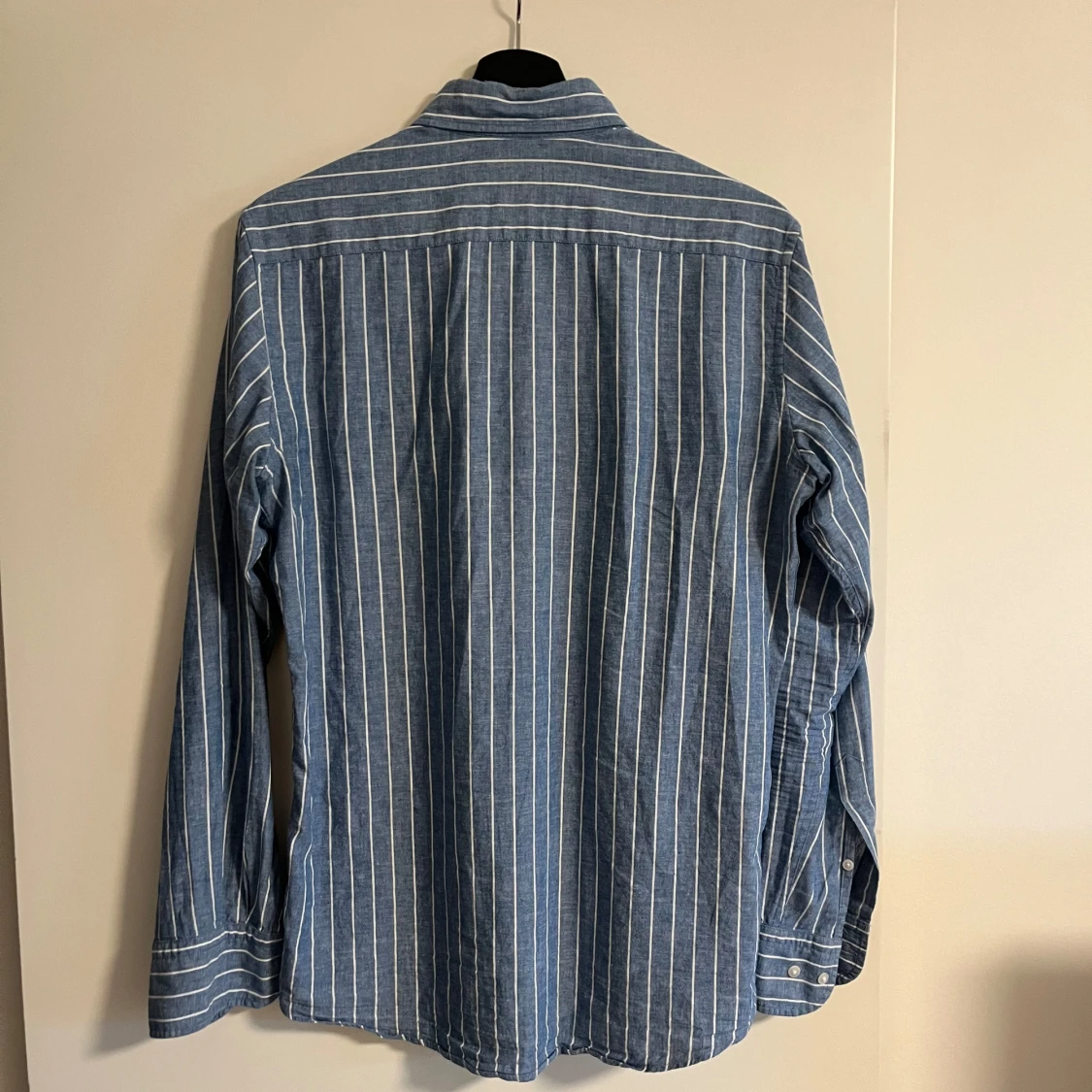 Blå randig skjorta Massimo Dutti - 1