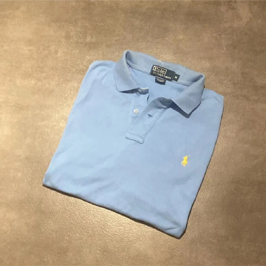 Ljusblå pikétröja från Ralph Lauren