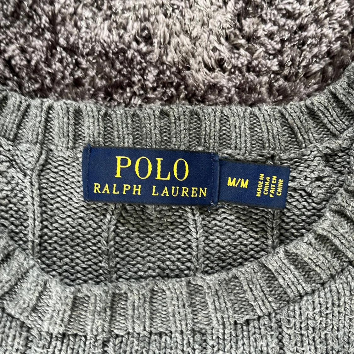 Ralph Lauren kabelstickad tröja - 1