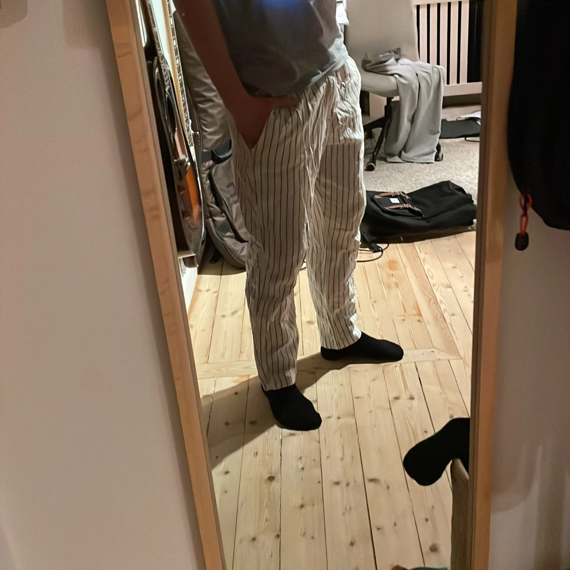 Linnebyxor från H&M - 1