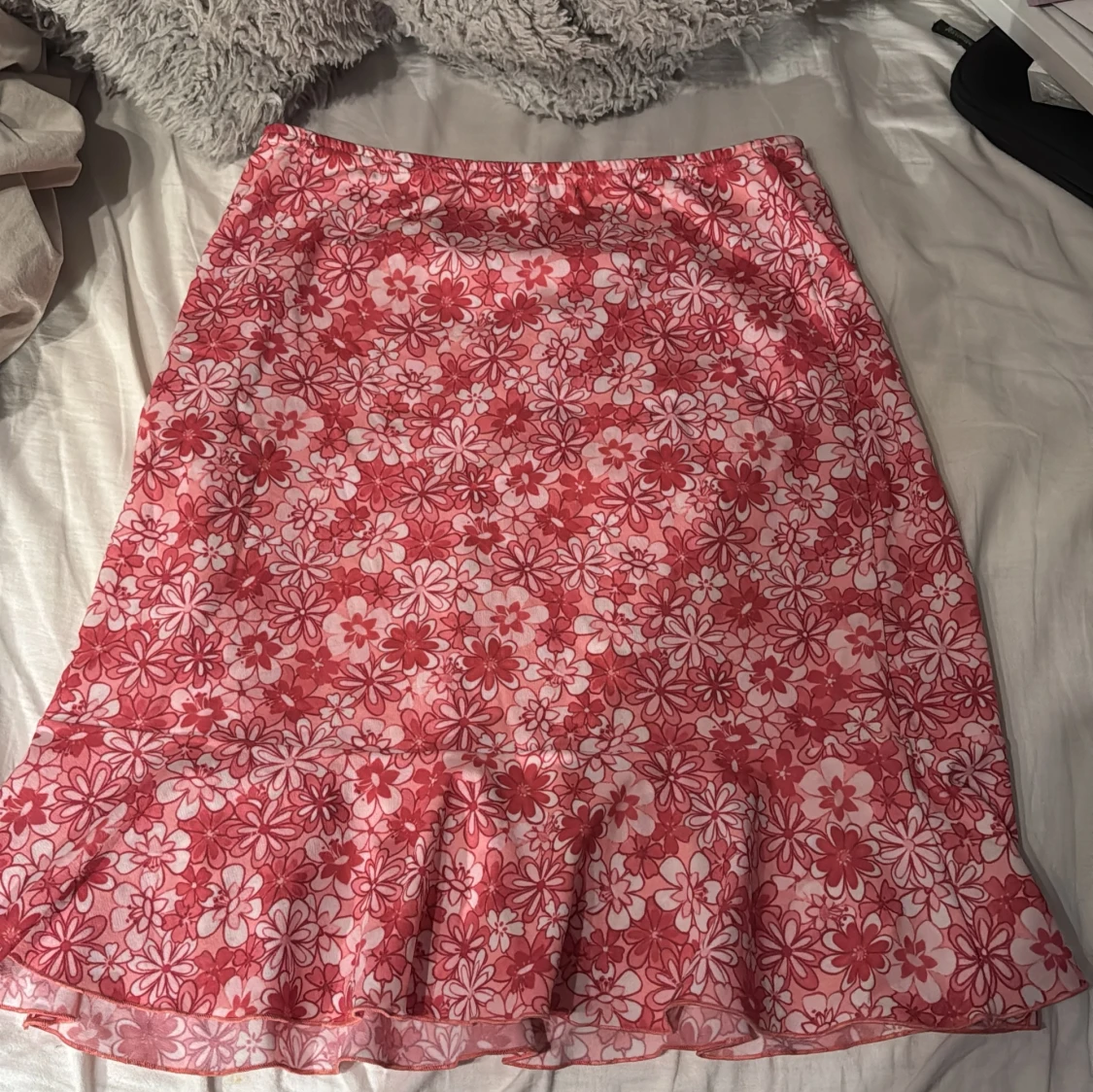 Rosa blommig kjol från Fransa